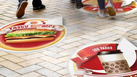 Drytac adds aluminium option to outdoor floor graphics range