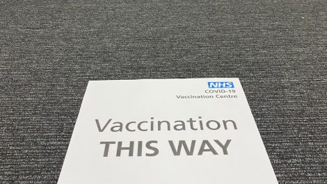 Globe deploys Drytac for vaccination centre graphics