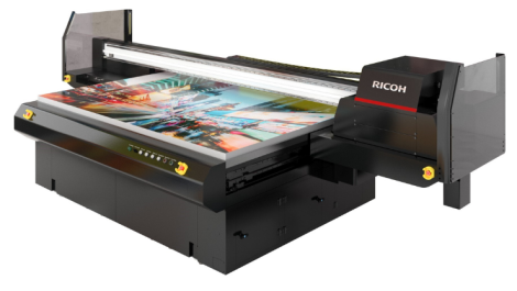 Ricoh UV flatbed printer